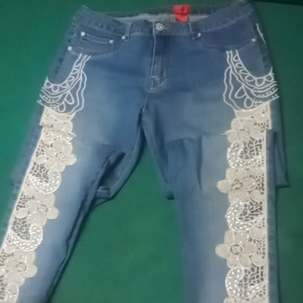Embroidered Jeans